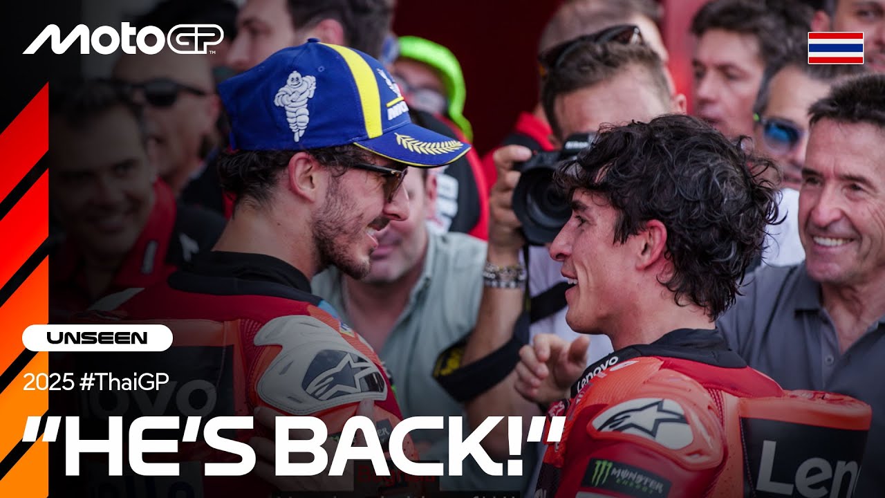 Tyre pressure talk and Ducati's celebrations 👀 | 2025 Thai GP UNSEEN