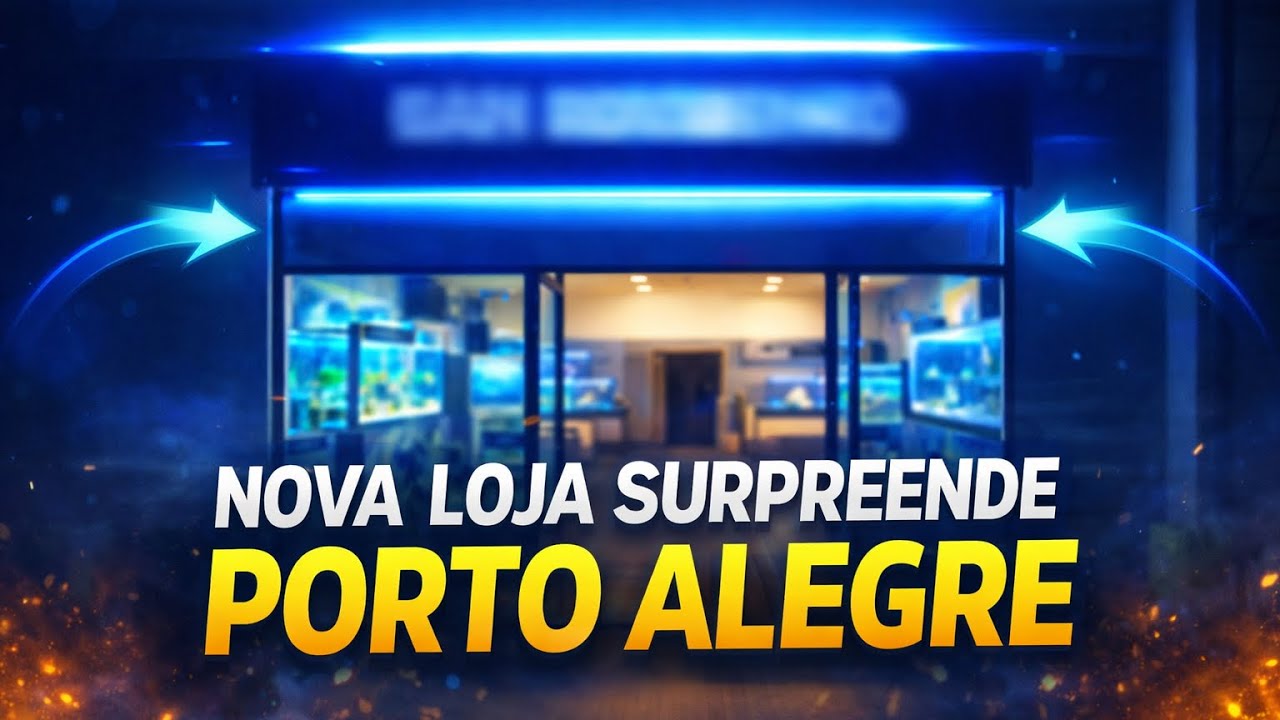 REVELAMOS A LOJA QUE PORTO ALEGRE MERECE - AQUARISMO 7:45
