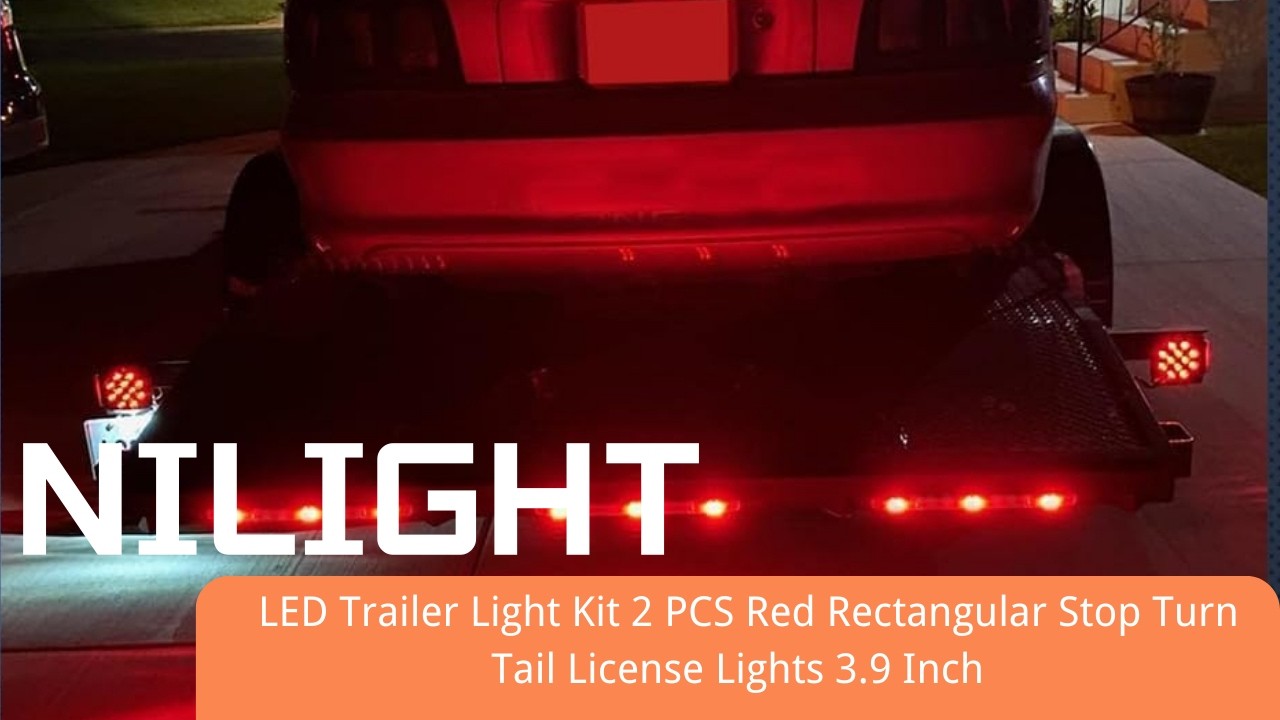 Nilight LED Trailer Light Kit &ndash; Full Function Test & Wiring Guide (Stop/Turn/Marker/ID Bar)