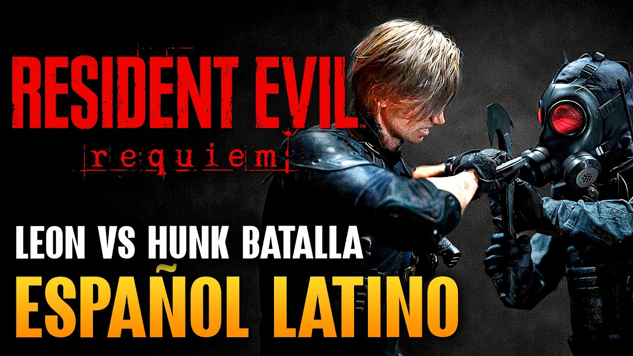 Resident Evil 9 Requiem Leon vs Hunk En Español Latino - Todas Las Escenas Gameplay Sin Comentarios
