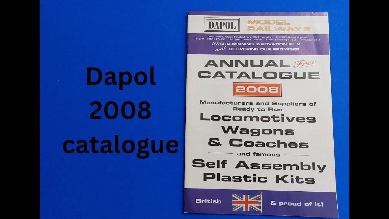 Dapol 2008 model railways catalogue full look through from Mangley Town #ModelRailway