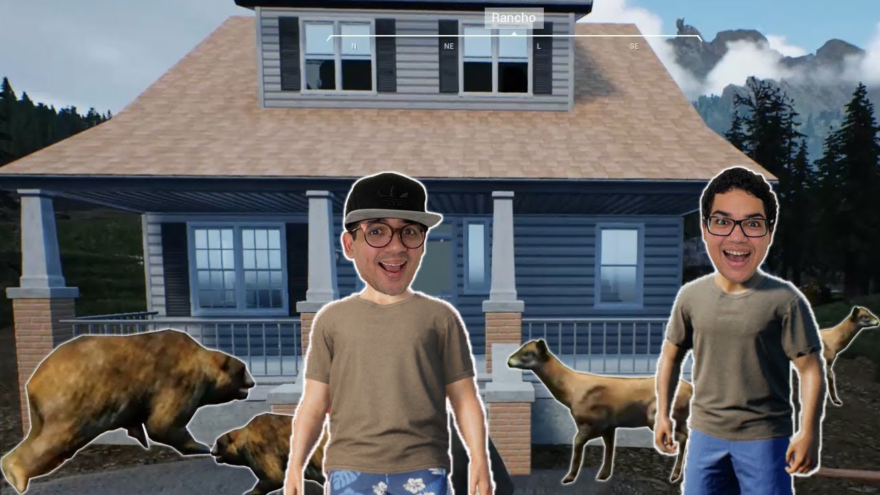 FOMOS MORAR NO MEIO DA FLORESTA!! MUITOS ANIMAIS SELVAGENS!! (construímos a nossa casa)