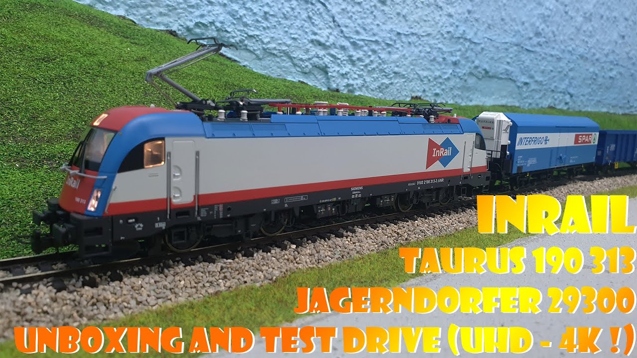 InRail Taurus 190 313 Jagerndorfer 29300 UNBOXING AND TEST DRIVE (UHD - 4K !)