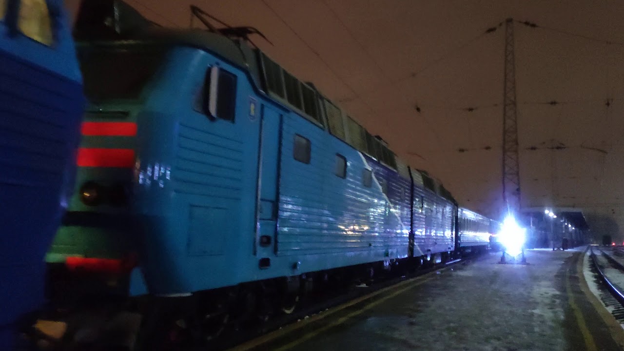 Электровоз ЧС-131+ЧС7-218  с поездом ✓81 Харьков-Новоалексеевка