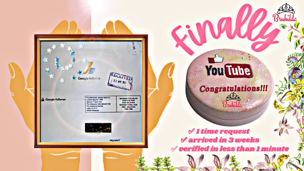 HOW TO VERIFY GOOGLE ADSENSE PIN IN LESS THAN 1 MINUTE | Bruhilda💕