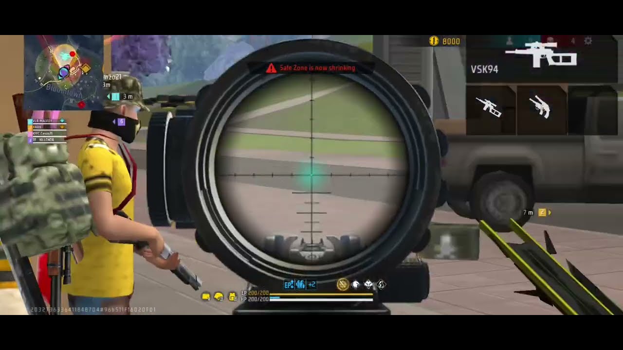 SNIPER POV 🎯 #musicgenre #freefire #garenafreefire 