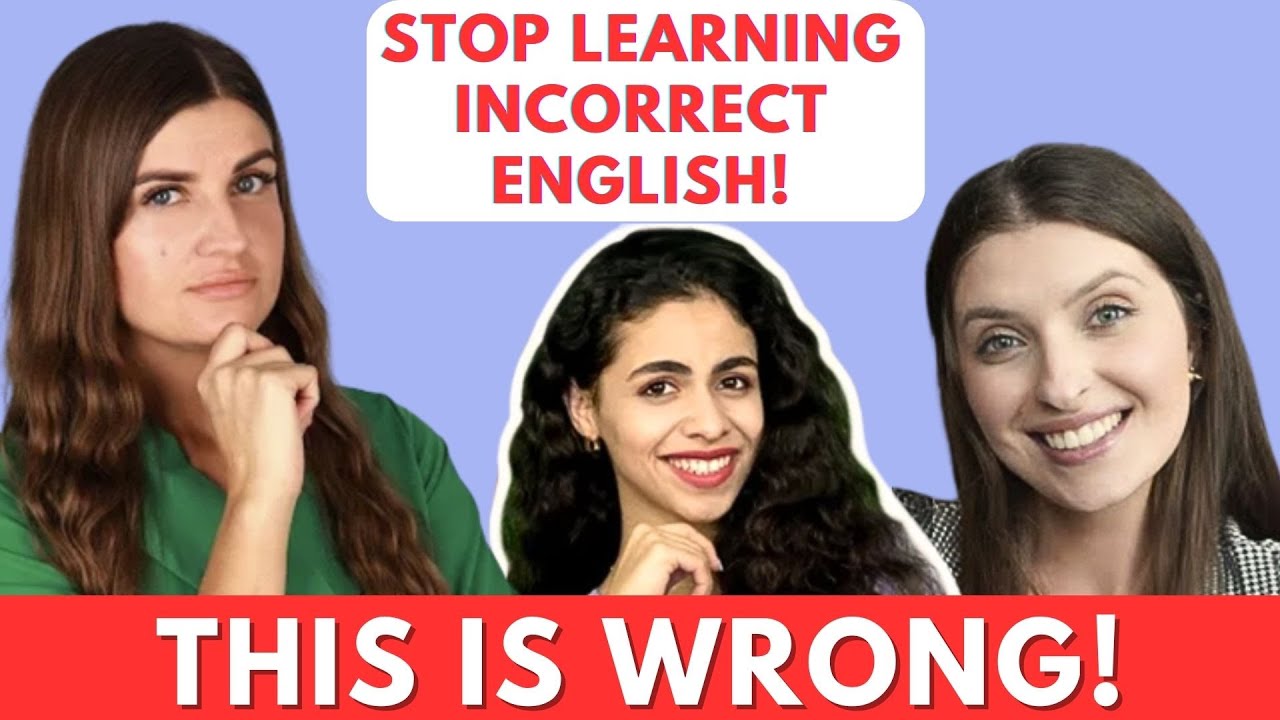 REAL-LIFE AMERICAN ENGLISH / AVOID MISTAKES COMMON MISTAKES WITH YOUTUBE ENGLISH TEACHERS