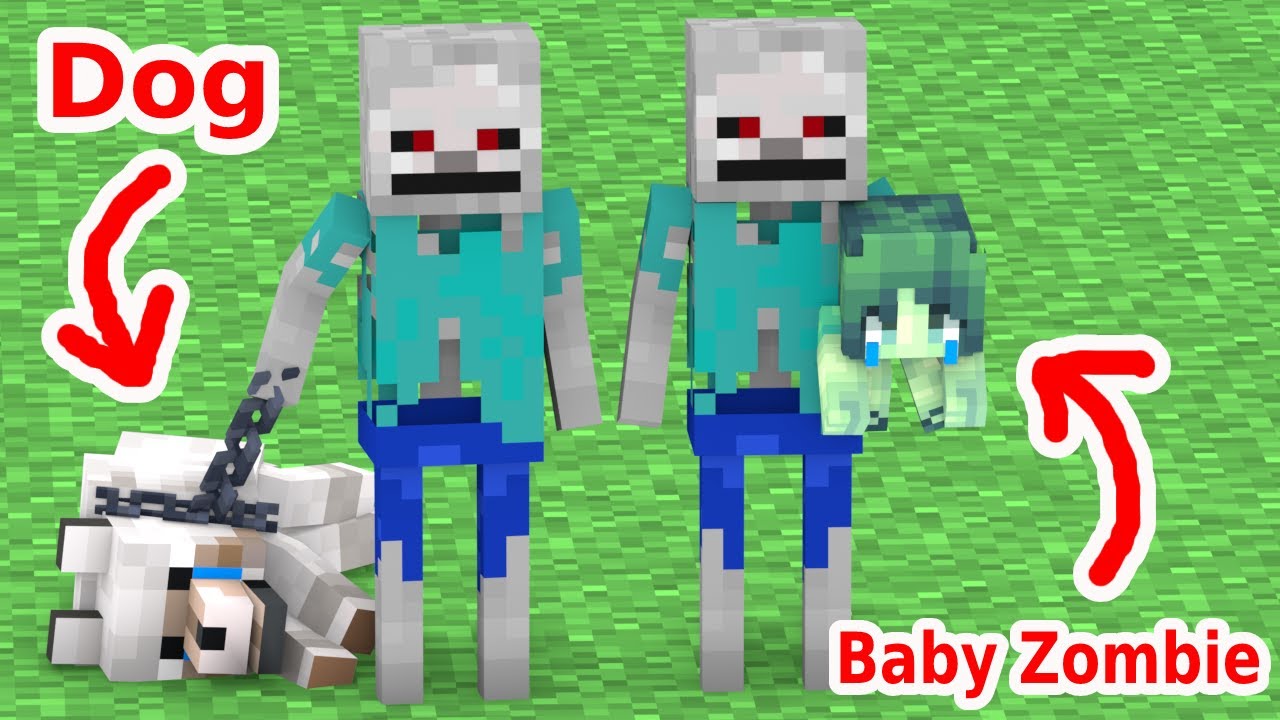 Rescuing Baby Zombie Girl - Minecraft Animation