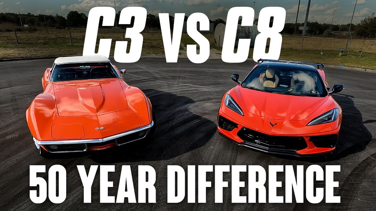 Как изменился Corvette за 50 лет