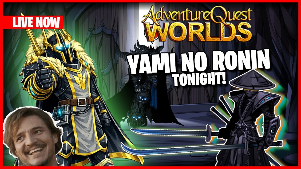 🔴 LIVE | GETTING Yami No Ronin TONIGHT! | AQW