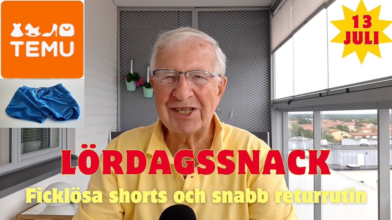 2024-07-13 LÖRDAGSSNACK - Ficklösa shorts och snabb returrutin