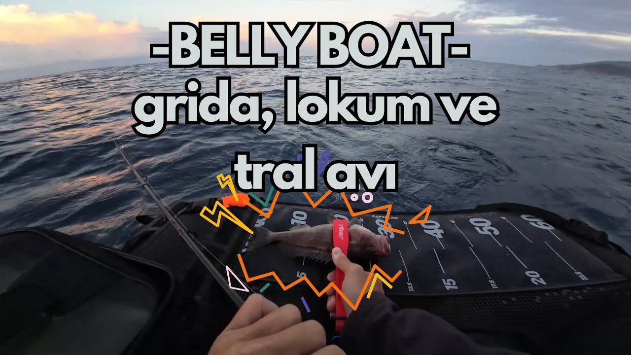 KAYANIN ALTINA GİREN GRİDA | BELLY BOAT BALIK AVI #bellyboat #fishing #lrf #balıkavı  #lightspinning