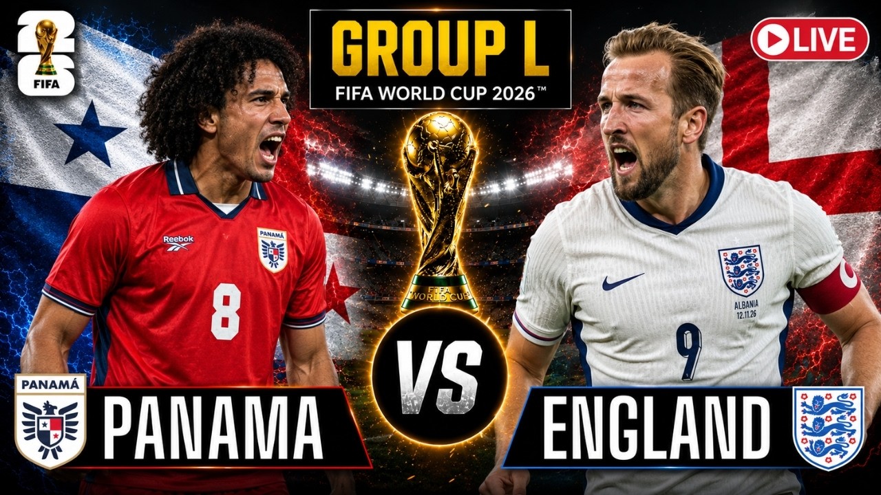 Panama vs England - 2026 FIFA World Cup Group L - Play by Play Live Stream Color Radio Broadcast