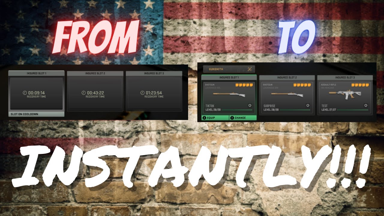 **INSTANTLY** Get Insured Weapons back in DMZ