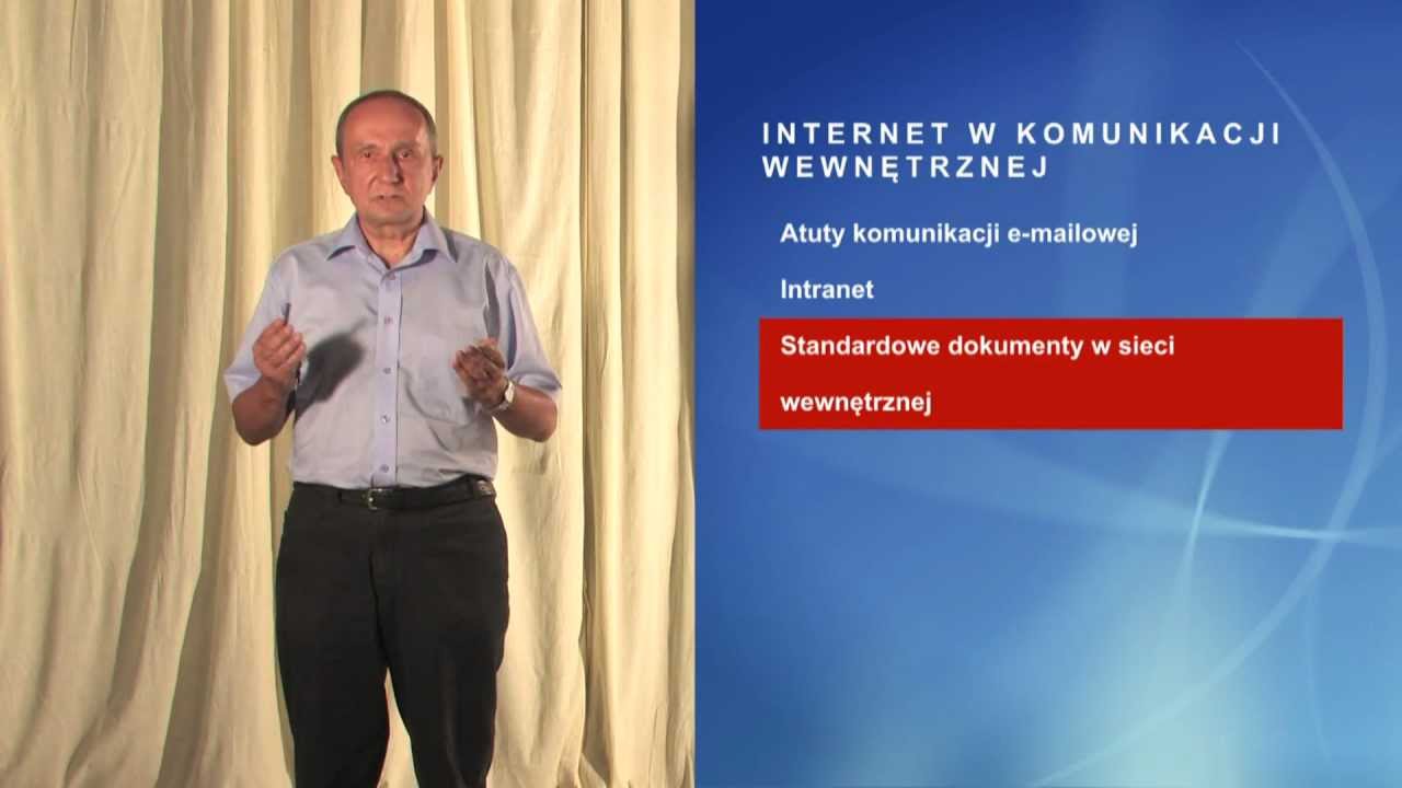 PDA WYKŁADY 11.7 - Eykorzystanie technologii informacyjnej w usprawnieniu komunikacji wewnętrznej