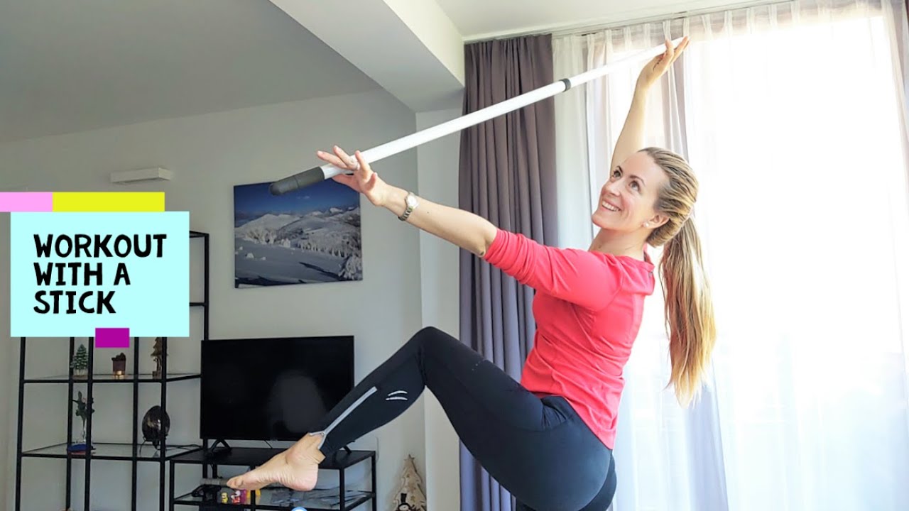 DAY 8 Pilates at Home Challenge -  Morning workout with STICK for Alignment and symmetry