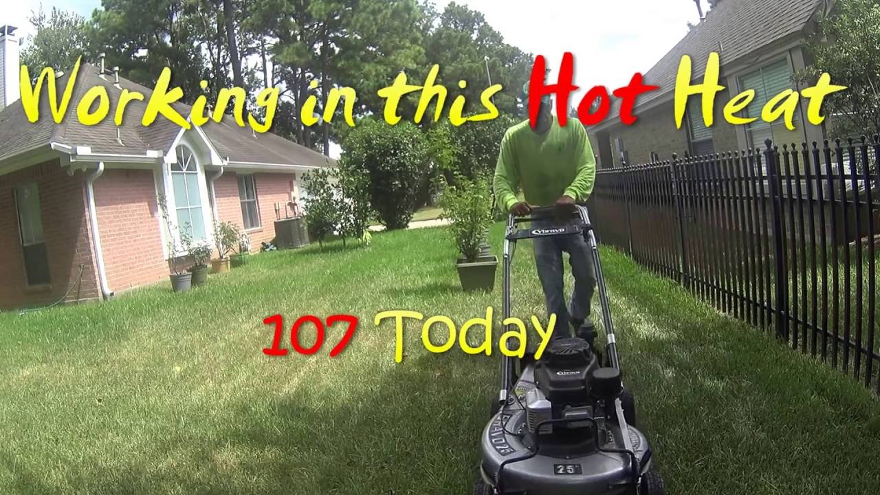 Using my Ybravo mower
