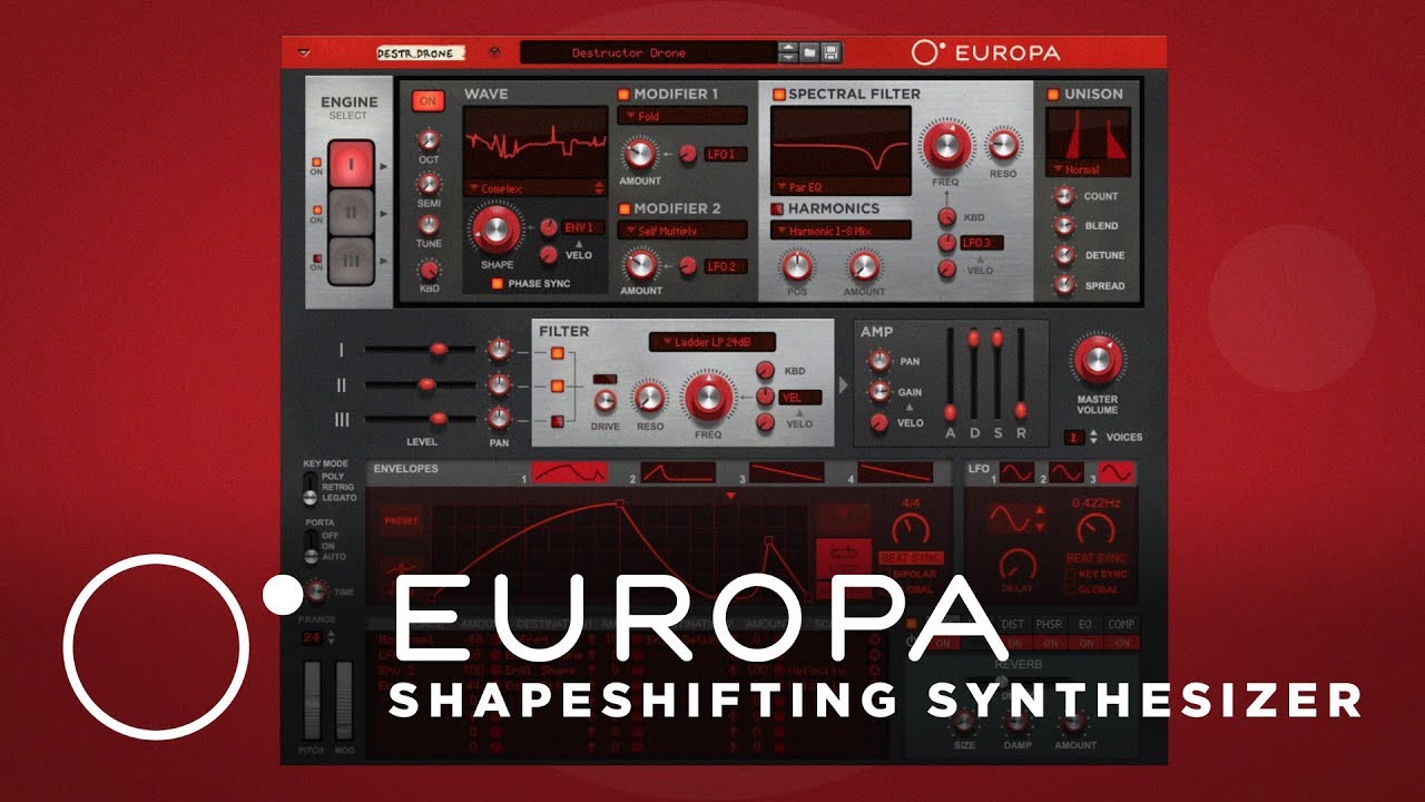 Europa Shapeshifting Synthesis