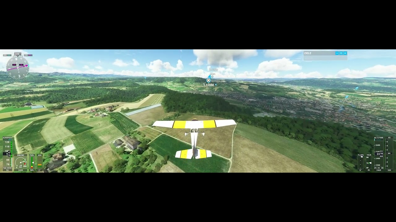 Rundflug übers Obere Fricktal - Microsoft Flight Simulator 2020
