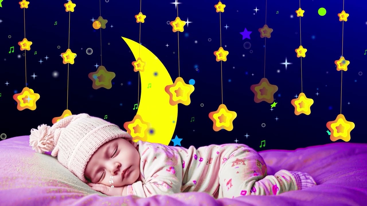 Baby Mozart & Brahms Lullabies🌙💤 Fall Asleep Instantly in 3 Minutes💤 🌙 Baby Sleep Relaxing Music#16