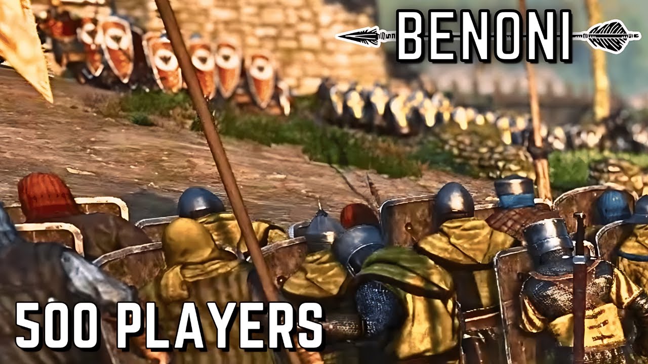 500 Players Simulate A Medieval Battle