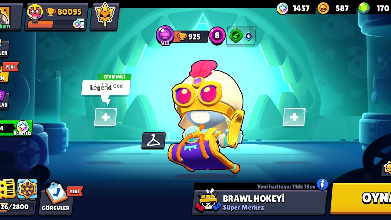Brawl Stars Carl İle Kupa Kazandım