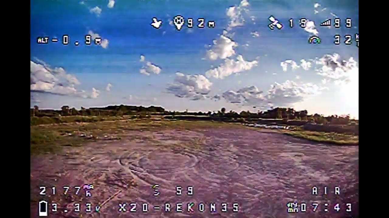 Test flight of my custom Rekon35 build.