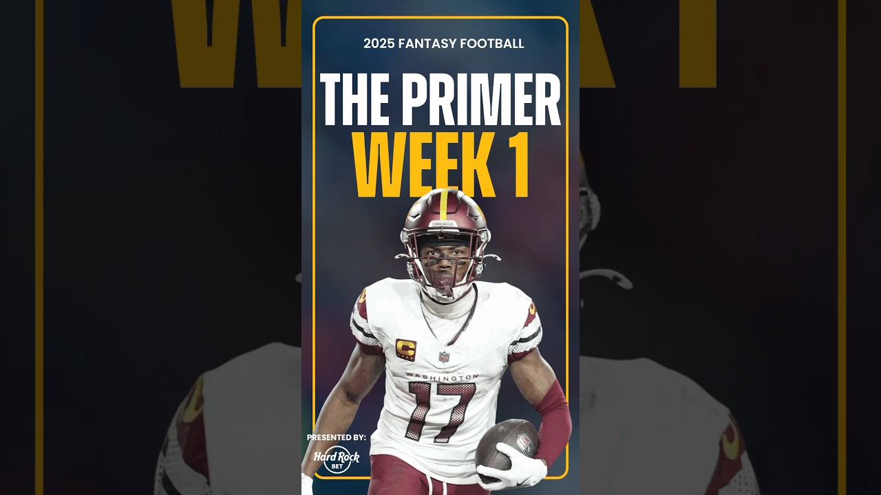 Fantasy Football Week 1 PRIMER | Start'Em, Sit'Em Lineup Advice #shorts