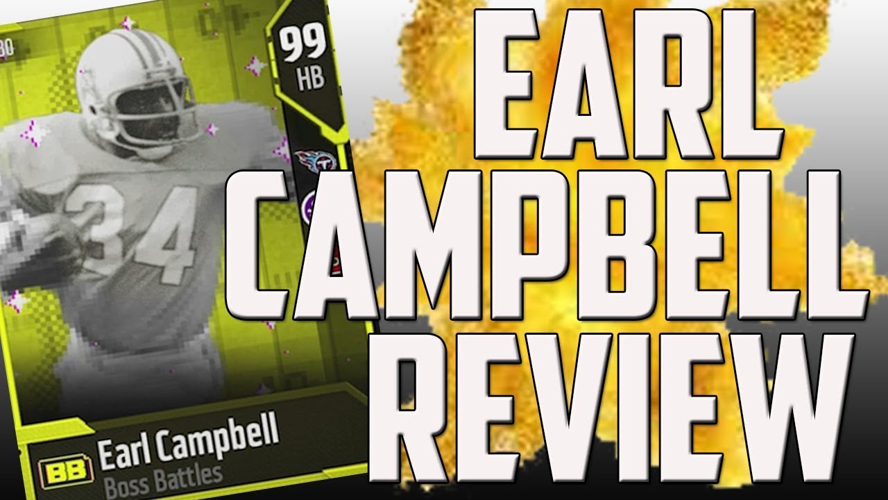 Насколько хорош Earl Campbell 99 OVR из серии Boss Battle? Обзор карты в MUT 18
