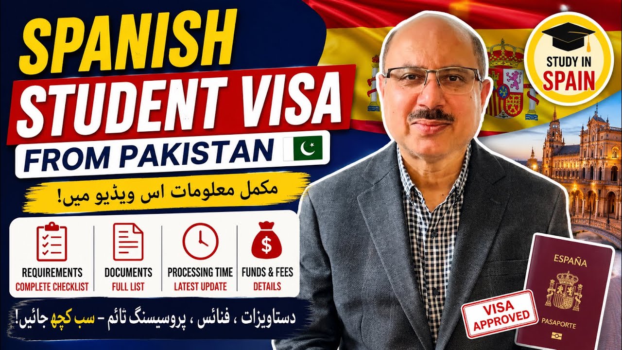 Spanish Student Visa from Pakistan 2026 | Complete Requirements, Documents & Processing Time 