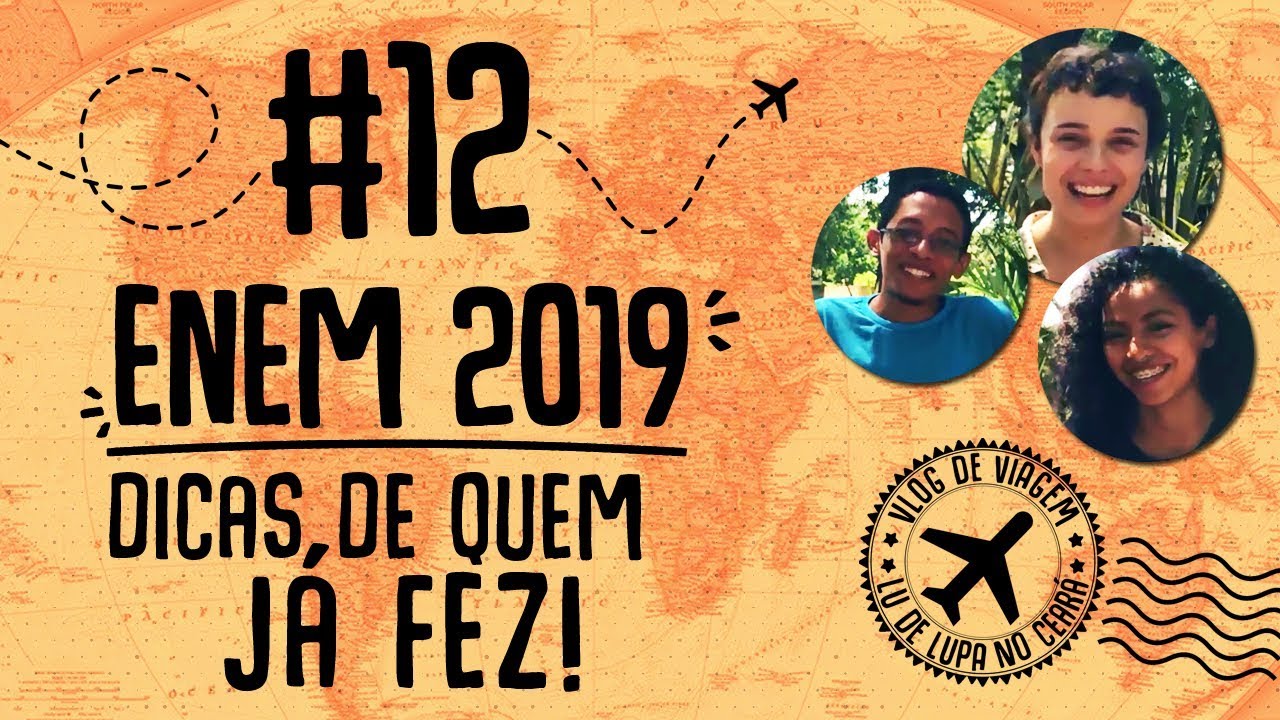 ENEM 2019: FALTAM 2 MESES! (DICAS IMPERDÍVEIS) - VLOG DE VIAGEM | LU DE LUPA