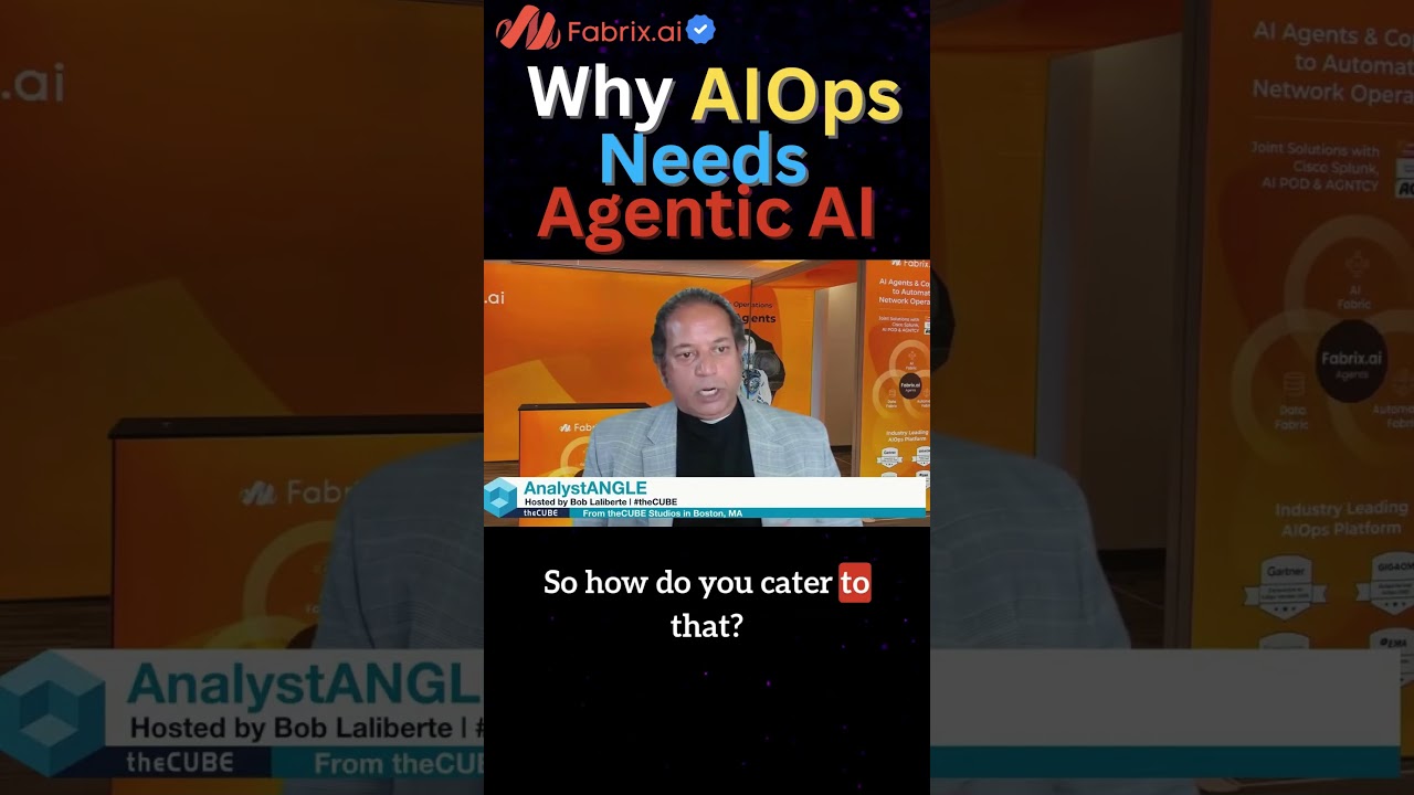 Why AIOps Needs Agentic AI
