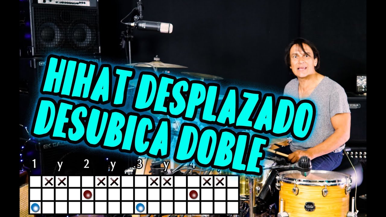 Hihat desplazado Doble QUE DESUBICA.