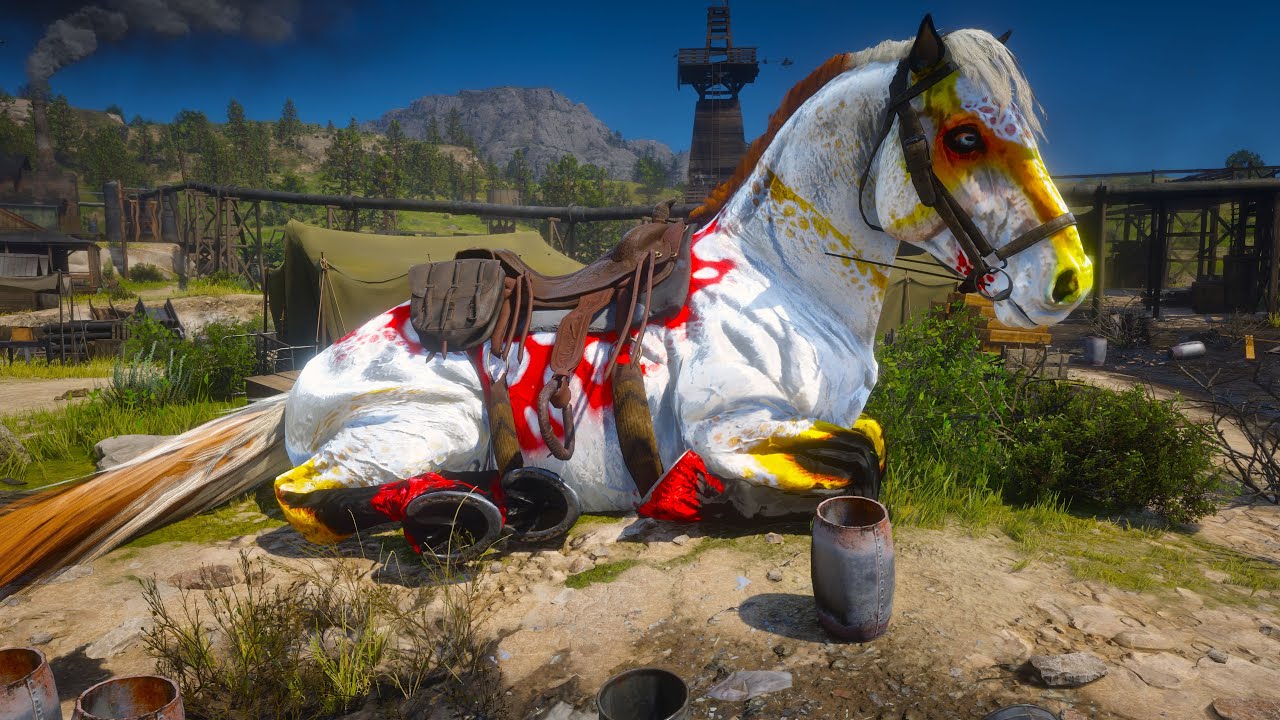 From Inferno to Saddle | Arthur Morgan Tames Phoenix Horse Near Oil Factory
