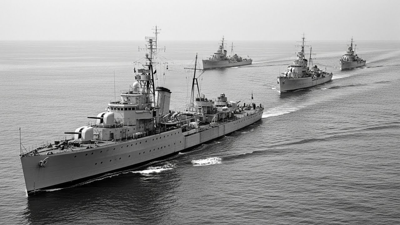 How 3 BRITISH DESTROYERS Sank 10 Italian Warships in 28 Minutes at Matapan