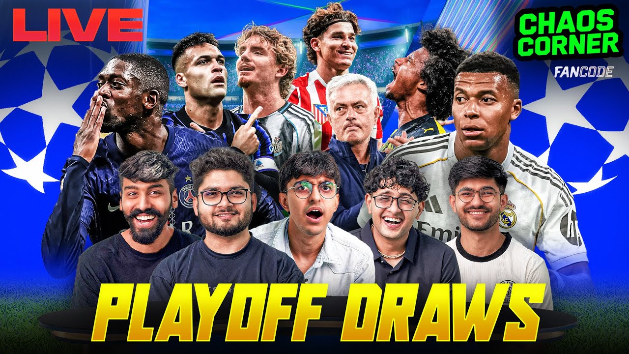 UEFA CHAMPIONS LEAGUE 2026 LIVE DRAW REACTION | CHAOS CORNER EP. 23