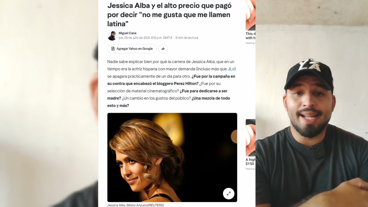Jessica Alba reniega de sus raíces latinas. 