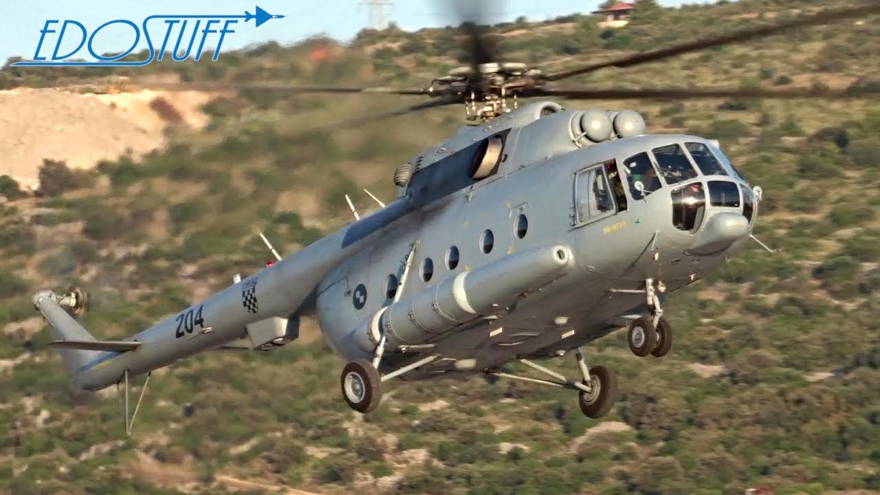 Croatian Air Force Mil Mi-8 MTV-1 - Training at Split Airport SPU/LDSP