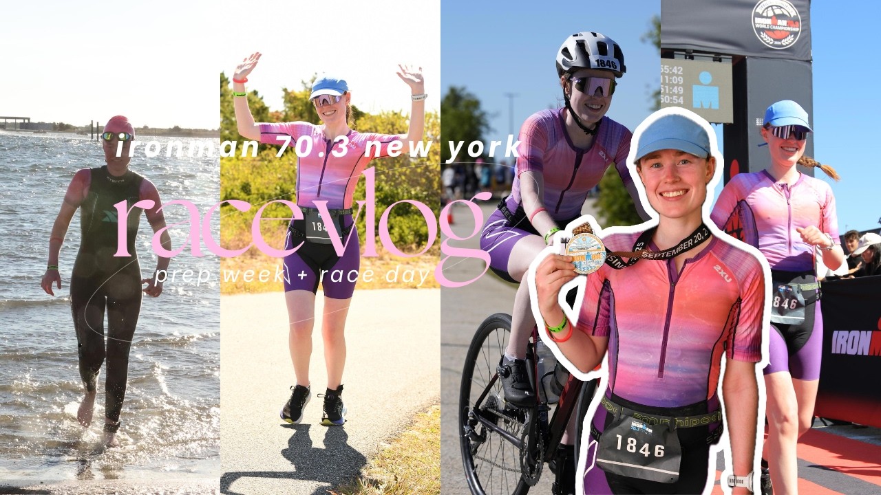 I FINISHED my first ever Ironman 70.3 | Ironman 70.3 New York Week Vlog