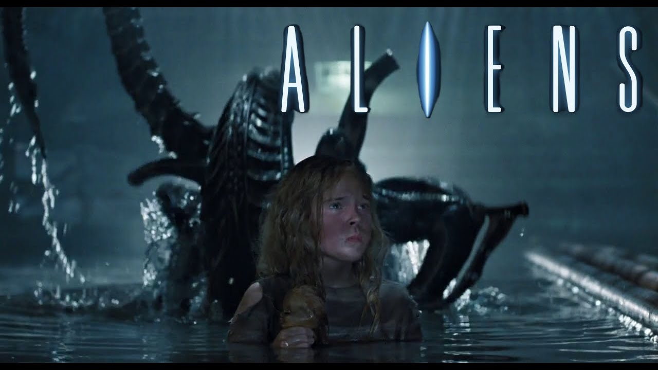 Alien catches Newt - Aliens (1986) HD