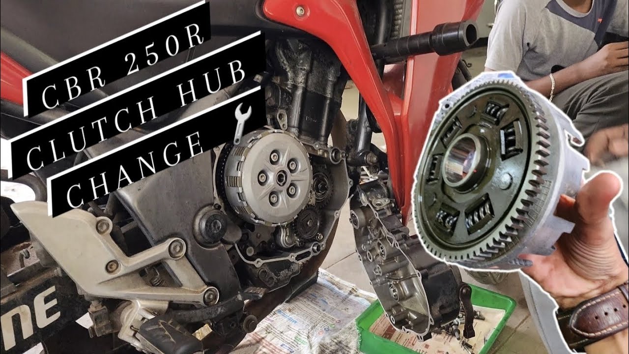 CBR 250r clutch hub noise & clutch hub change 🛠 [ TAMIL ] #cbr250r #cbr #cbr250