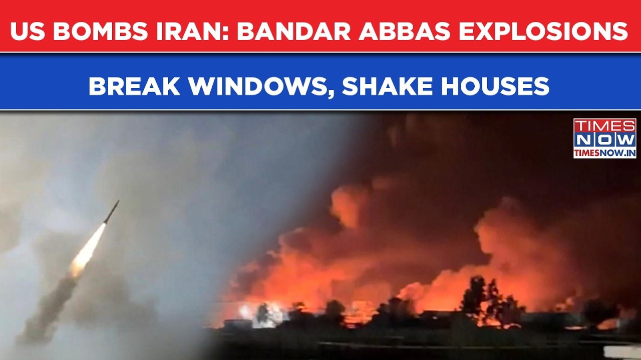 US Bombs Iran: Explosions In Bandar Abbas- Loud Blasts Break Windows, Shake Homes After Airstrikes