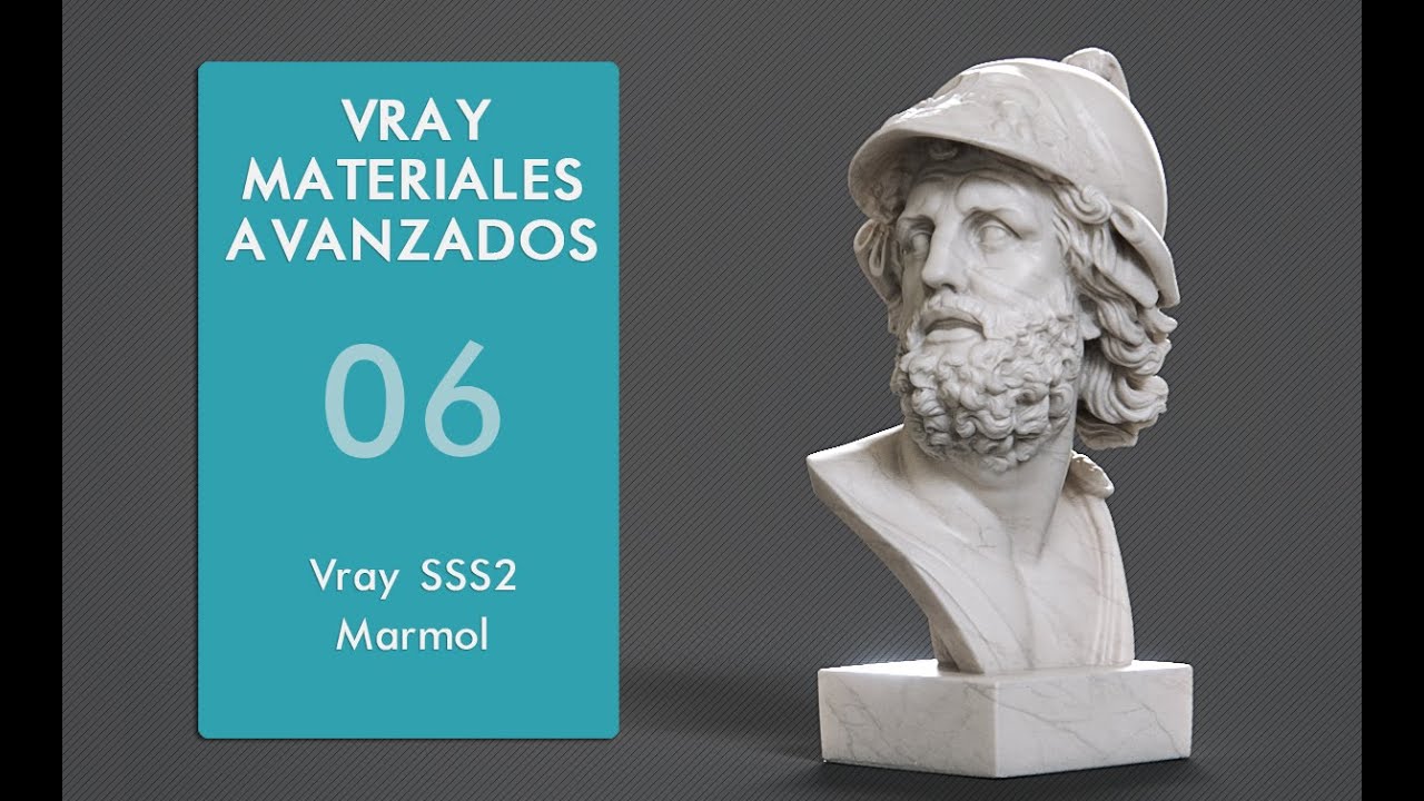 Vray Materiales Avanzados - Parte 06 - VrayFastSSS2 - Marmol