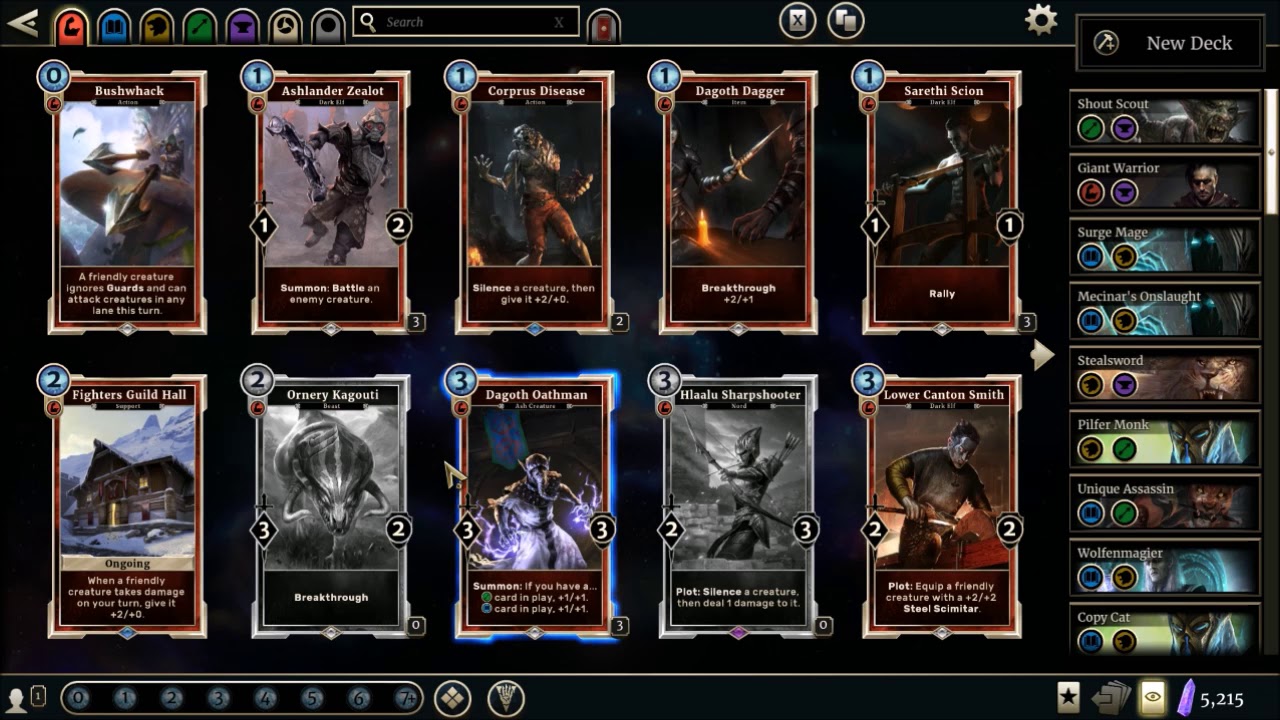 The Elder Scrolls Legends - Houses of Morrowind Card Review Part 1 (Strength)