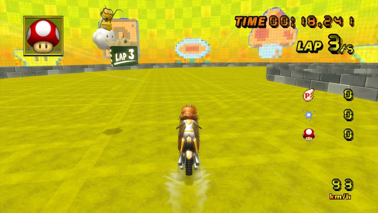 【MKW CT BKT】Yellow Loop - 01:33.888 (No Glitch) - Justin.