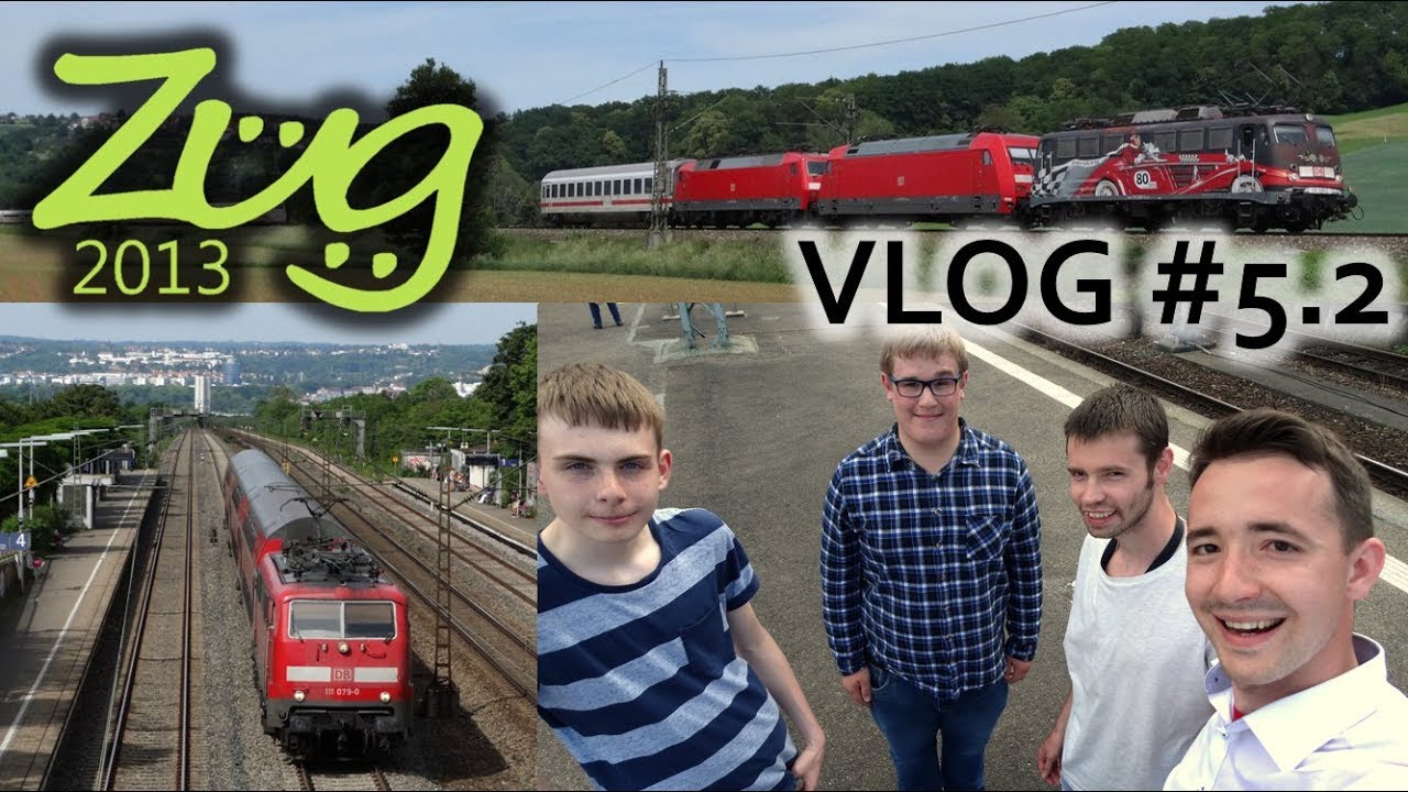 Zug2013: VLOG #5.2 Im Dosto durchs Ländle mit BR111, 114, 218, 110 u.v.m.