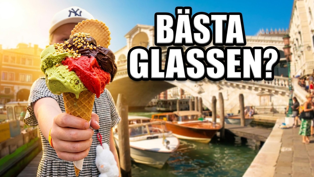 Familjesemester i Venedig - Glass & gondoler!