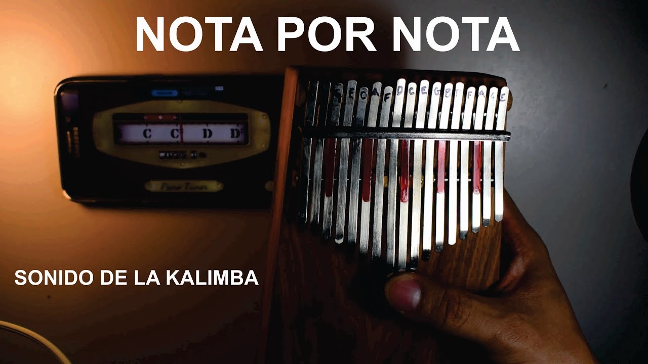 Herramientas para tocar kalimba - el sonido de sus notas