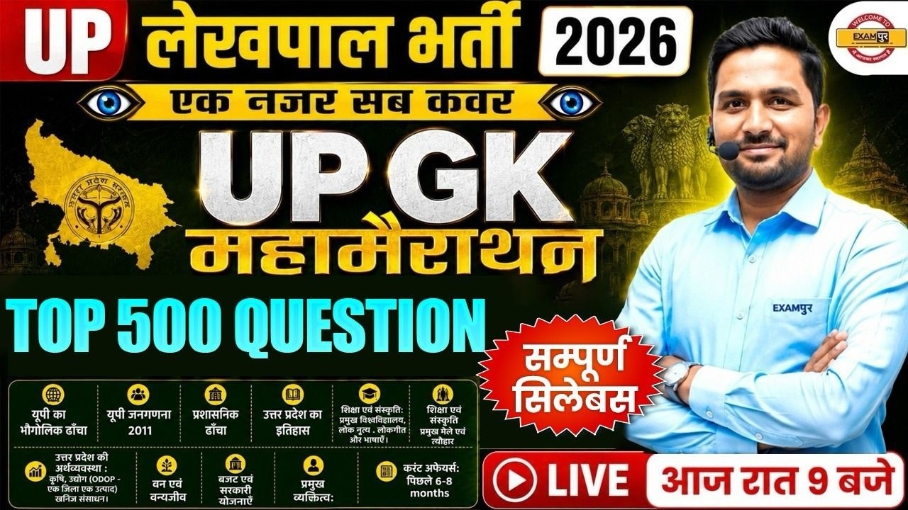 UP LEKHPAL UP-GK CLASSES | UP LEKHPAL UP-GK PRACTICE SET | UPSSSC LEKHPAL UP-GK - BY MITHUN SIR