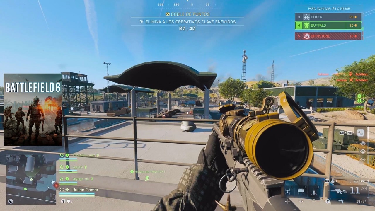 Battlefield 6 Desafio SNIPER Mini Scout | Gameplay | No comentado